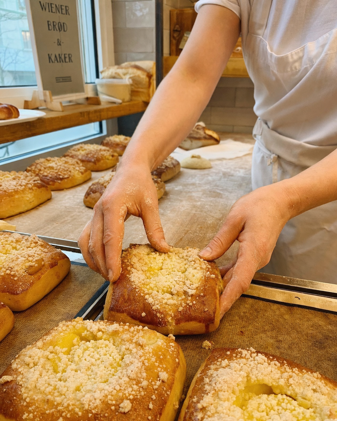 Baker arrangerer boller